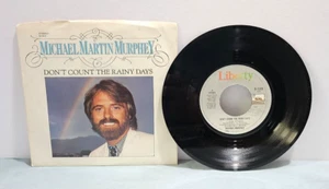 Michael Murphy Don't Count the Rainy Days 45 RPM Record LP w/ Picture Sleeve - Picture 1 of 2