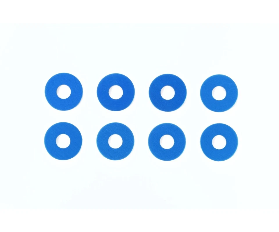 Tamiya TRF Alu Distanzscheiben 0,75 mm blau (8) Nr 54573 - Bild 1 von 1