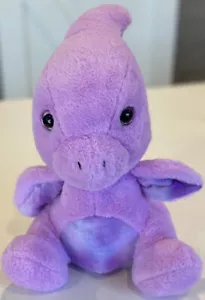 Kellytoy Purple Dinosaur Plush Stuffed Pterodactyl 2019 Soft Toy 12” - Picture 1 of 10