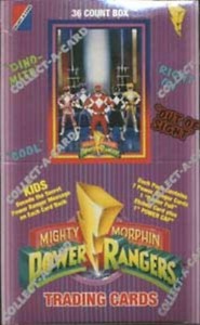 Collect-A-Card's 1994 MIGHTY MORPHIN POWER RANGERS SERIES 1 single cards