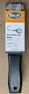 Do-It D.1038 Flat Head Jig Sinker Mold JF-5-A (5 Cavities) - Picture 1 of 6