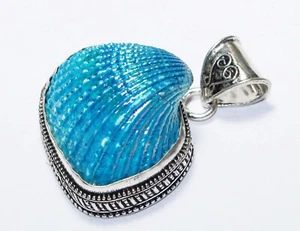 Top Abalone Shell Handmade Gemstone Pendant Jewelry Pendant Size 2 Inches - Picture 1 of 4