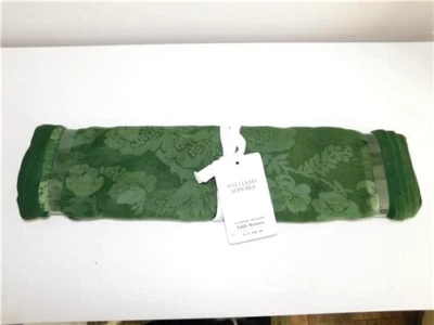 Williams Sonoma Filomena Jacquard Corredor de Mesa Navidad 16" X 108" Nuevo con Etiquetas Foto 1 de 4