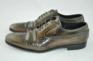 PRADA 2EA044 BROGUE OXFORDS MEN'S SHOES size UK 10 /US 11 - Picture 1 of 10