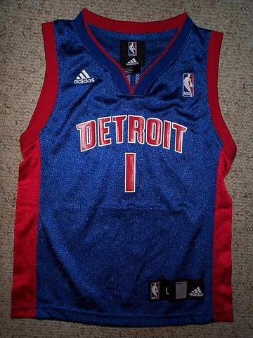 ADIDAS Detroit Pistons CHAUNCY BILLUPS nba Jersey YOUTH KIDS BOYS CHILDRENS (7) Cover