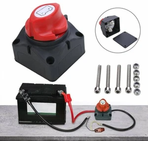 300A voiture batterie disjoncteur interrupteur principal interrupteur électrique 12V48V bateau voiture camion - Photo 1/12
