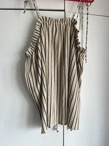 Womens George Asda summer top size 24 striped summer holidays - Picture 1 of 9