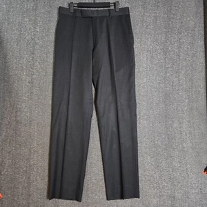 Hugo Boss Wool Dress Pants Size 32 "31x33" James Brown Trousers Black - Picture 1 of 9