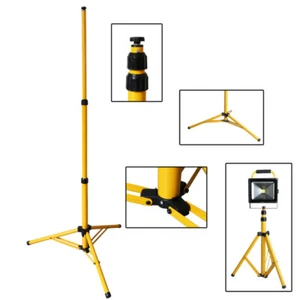Fluter Teleskop Stativ Baustrahler Außen Strahler LED Ständer Strahler Baulampe - Bild 1 von 7
