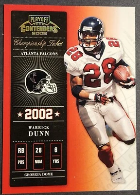 2002 Warrick Dunn Playoff Contenders Championship Ticket 152/250 - Image 1 of 2