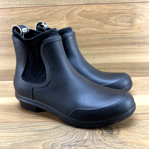 Stivali da pioggia UGG Chevonne Chelsea donna 5 neri impermeabili antiscivolo