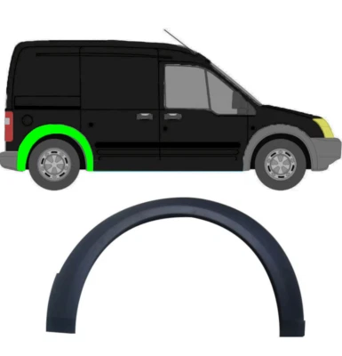Radlaufverbreiterung para Ford Transit Connect 2002-2006 Trasero Derecha - Imagen 1 de 3
