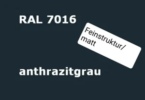 500g Pulverlack RAL 7016 Anthrazitgrau Feinstruktur Felgen Beschichtungspulver  - Bild 1 von 3