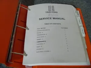 Agco GT45 GT55 GT65 GT75 Tractor Shop Service Repair Manual - Picture 1 of 1