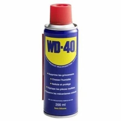 WD-40 WD40 Produit Multifonction – Aérosol 200 ml - Lubrifiant - Degrippant