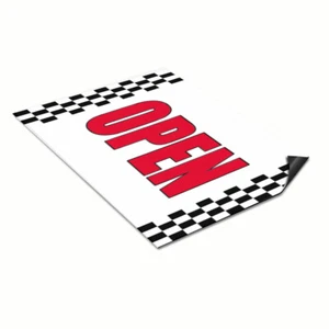 Auto Magnet 2er Set offen neu Geschäftsförderung Gewerbe Industrie Schild - Bild 1 von 7