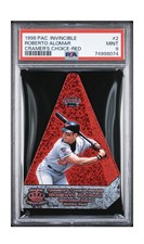 1999 Crown Royale Cramer's Choice Award Red ROBERTO ALOMAR PSA 9 POP 1