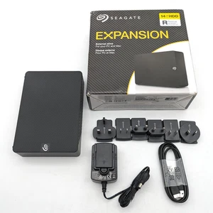 Seagate Expansion 14TB External Hard Drive For PC & Mac - STKP14000402 - Afbeelding 1 van 9