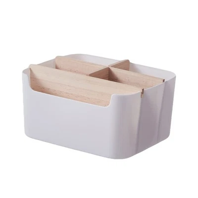 Büromöbel aus Bambus mit 5 Fächern | Aufbewahrungsbox mit Stifthalter für Sti... - Bild 1 von 4