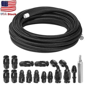 Kit de línea de combustible 6AN PTFE 25 FT para transmisión de refrigerante de aceite turbo LS Swap EFI E85 - Imagen 1 de 13