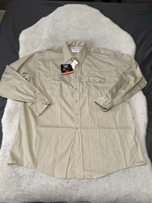 New Elbeco Paragon Plus Premium Poplin Work Uniform Long Sleeve Size 18 36/37 - Image 1 of 4