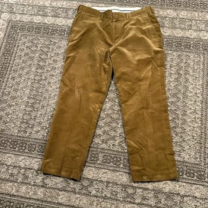 Pantalones de pana Polo Ralph Lauren marrón calce clásico elásticos para hombre talla 38x30 - Imagen 1 de 7