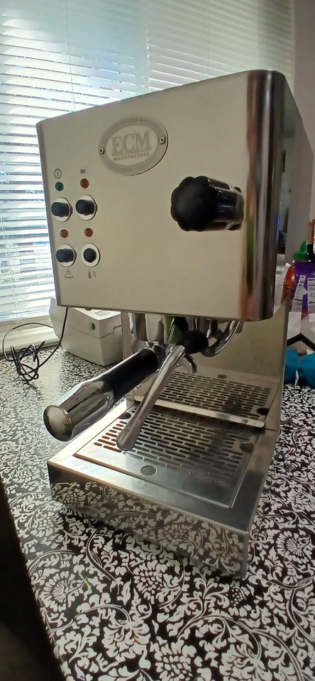 Máquina de café espresso ECM Casa V aço inoxidável - Imagem 1 de 4