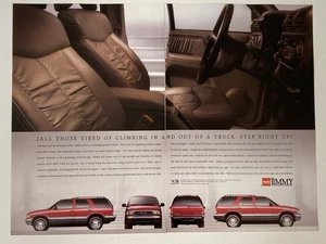 1994 GMC Jimmy Truck Two Page Print Ad SUV Step Right Up - Picture 1 of 3