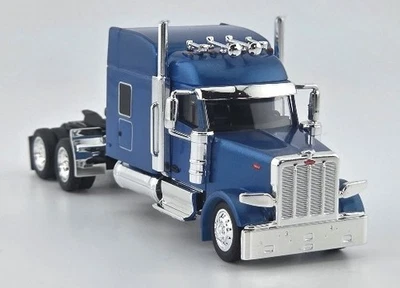 HO 1:87 HL-589065 Peterbilt 589 Tractor w/Stand Up Sleeper - METALLIC BLUE - Image 1 of 4