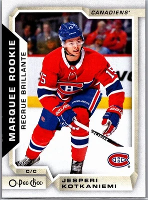 2018-19 Upper Deck #623 Jesperi Kotkaniemi 2018-19 O-Pee-Chee Update Rookie RC - Image 1 of 2