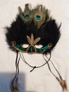 Vintage Mardi Gras Mask - Picture 1 of 2