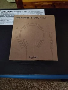 Logitech USB Headset Stereo H650e - Stereo - USB - Wired - 50 Hz - 10 kHz - Picture 1 of 1