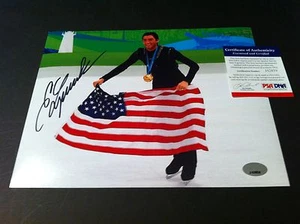Evan Lysacek GOLDMEDAILLE signiert Auto 8x10 FOTO PSA/DNA COA - Bild 1 von 2