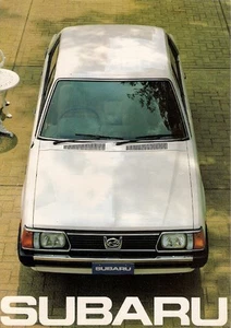 Subaru 1600 & 1800 Saloon Estate 4WD 1981 UK Market Sales Brochure Leone - Picture 1 of 1