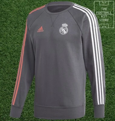 adidas Real Madrid Sweat Top - Mens - RMCF Sweater -  All Sizes - Image 1 of 4