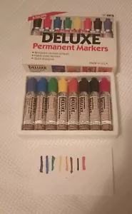 Vintage Sanford Deluxe Felt Tip Smelly Stinky Markers 8 Colors Box Set - Picture 1 of 3