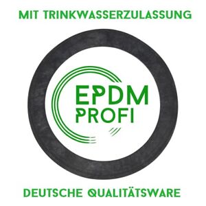 Gummi Dichtung Flachdichtung für Trinkwasser 3/8" bis 2" EPDM Premiumqualität  