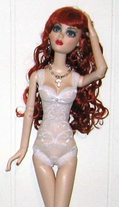 Ready 2 Wear Custom White Lace Teddy Outfit Fit 18" Evangeline Ghastly - Picture 1 of 1