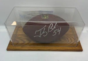 Tedy Bruschi #54 Autographed Wilson NFL Football New England Patriots - Picture 1 of 8