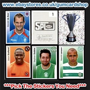 Panini SPL 2004 (SCOTTISH) 300 to 406 *Select the Stickers You Need*