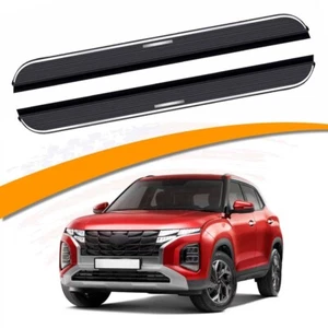 2Pcs Fits for Hyundai Creta 2022 2023+ Fixed Side Step Nerf Bar Running Boards - Picture 1 of 15
