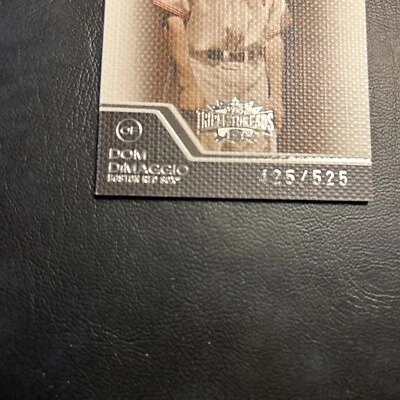 Btt 2008 Topps Triple threads /525 Sepia #91 Dom DiMaggio Boston Red Sox￼ - Image 1 of 3