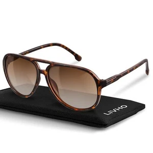 Gafas de sol polarizadas de aviador para mujer y hombre protección UV de gran tamaño 2025 - Imagen 1 de 8