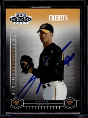 2004 Playoff Honors #239 Autographed Ian Snell Trading Card - Image 1 of 2