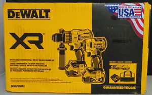 DeWALT DCK299M2 Kit combinato trapano e avvitatore a percussione 20 V agli ioni di litio MAX XR NUOVO - Foto 1 di 4