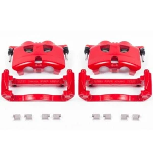 Pinzas rojas delanteras Power Stop con soportes - par para Ford F-150 12-19 - Imagen 1 de 2