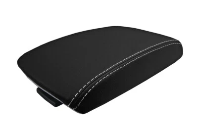 Se adapta a Mazda 3 2010-2013 PVC Cuero Consola Tapa Pull Over Cubierta Puntada Blanca Foto 1 de 4