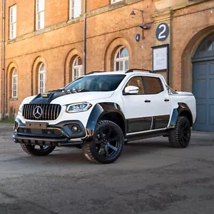 SOLD WIDE BODY MERCEDES X CLASS 2.3 250D 4MATIC PICKUP MONSTER TRUCK PEARL WHITE - Picture 1 of 24