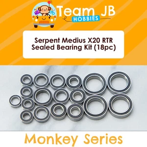 Serpent Medius X20 RTR - 18 Pcs Rubber Sealed Bearings Kit - Picture 1 of 2