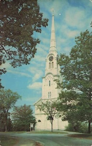 Historic South Church Andover MA Vintage Postcard - Picture 1 of 2